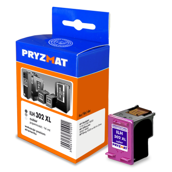 Tusz Pryzmat ILH 302XL HP 302XL F6U67A CMY 14,0ml 330str wpa