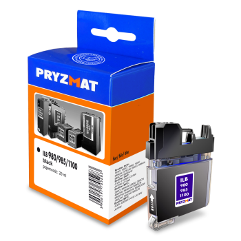 Tusz Pryzmat ILB 980/985/1100 Brother LC980BK/LC985BK/LC1100BK BLA 29,0ml 750str