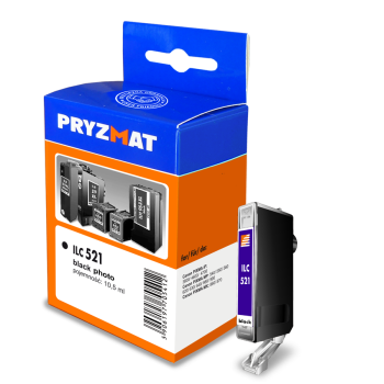 Tusz Pryzmat ILC 521 Canon 521BK CLI-521BK BLA 10,5ml 350str