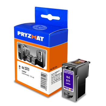 Tusz Pryzmat ILC 511 Canon 511 CL-511 CMY 12,0ml 260str nwpa