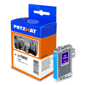 Tusz Pryzmat ILE T0802 Epson T0802 CYA 13,0ml 890str