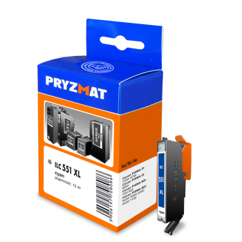 Tusz Pryzmat ILC 551 XL Canon 551C XL CLI-551C XL CYA 12,0ml 665str