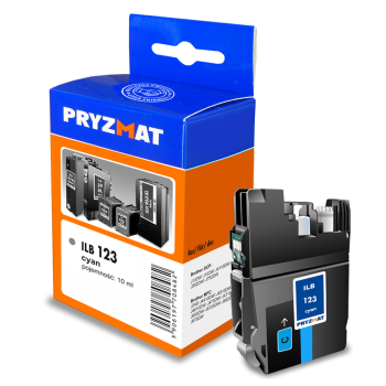 Tusz Pryzmat ILB 123 Brother LC123C CYA 10,0ml 600str