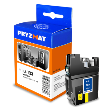 Tusz Pryzmat ILB 123 Brother LC123Y YEL 10,0ml 600str