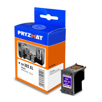 Tusz Pryzmat ILH 302XL HP 302XL F6U68A BLA 18,0ml 600str